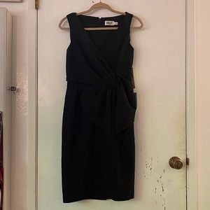 Eliza J black sheath dress